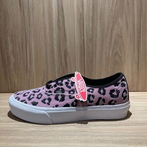 Vans Authentic Velvet Mauve Leopard 9.5
